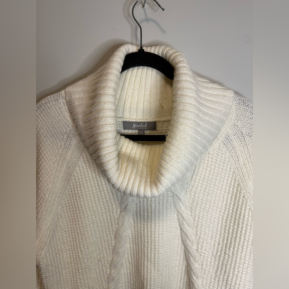 MARLED DROP NECK SWEATER - Picture 2 of 7